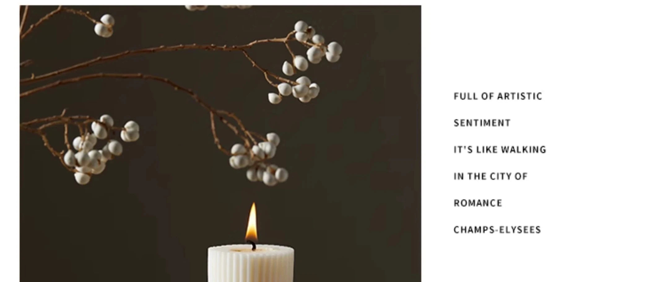 Nordic Luxe Geometric Swirl Candle