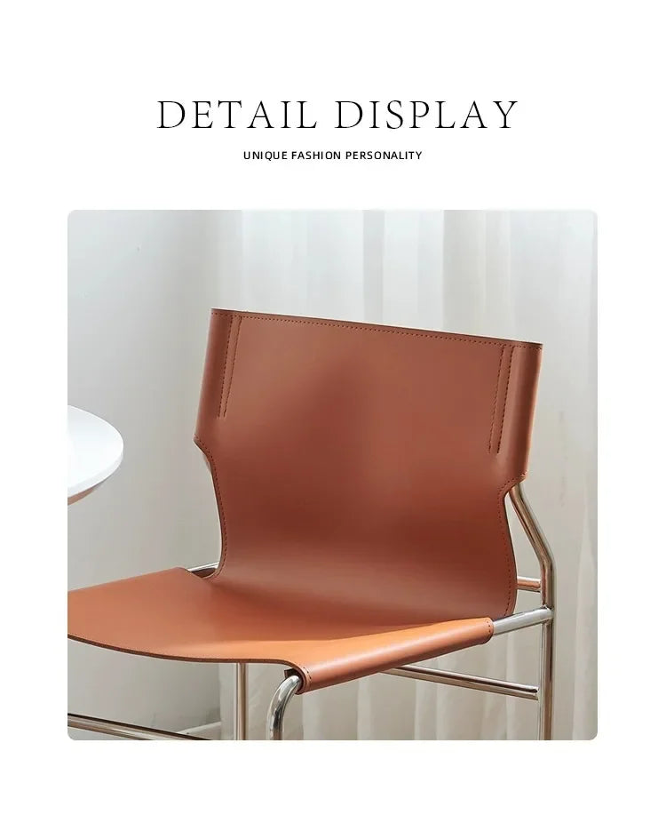Bauhaus Elegance Antique Dining Chair