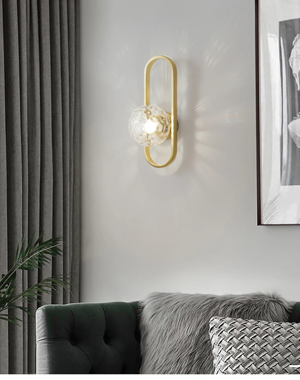 LuxeGlow LED Wall Sconce