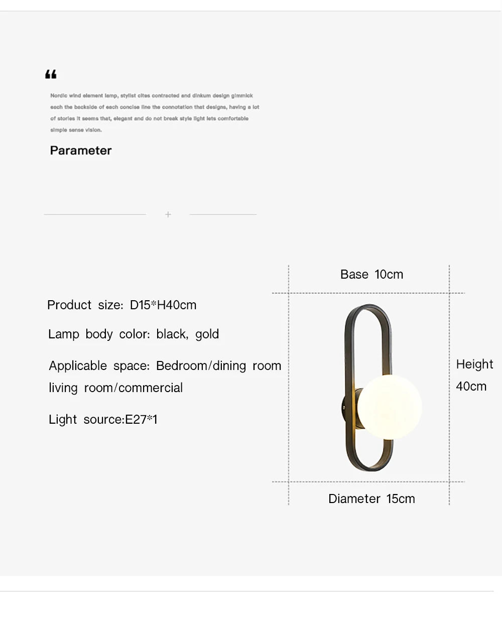 LuxeGlow LED Wall Sconce