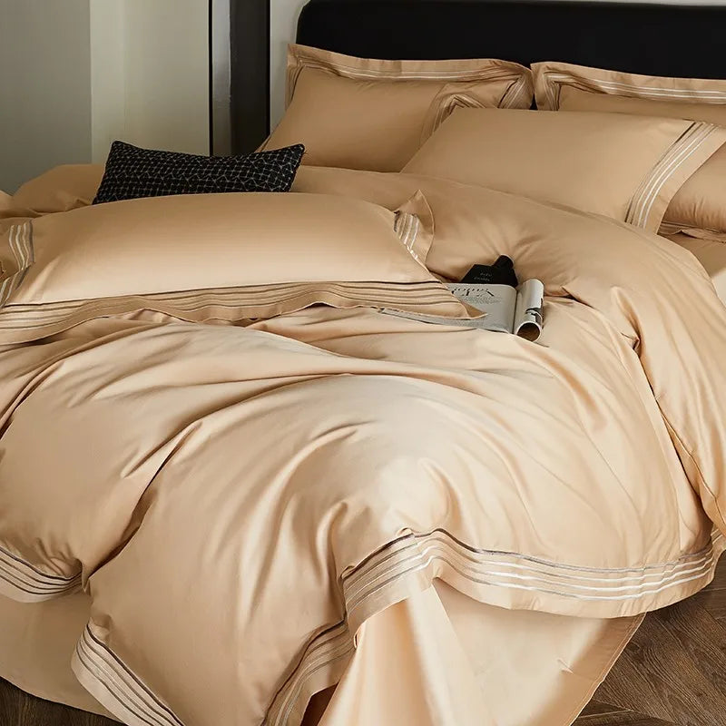Triline Embroidered Duvet Set