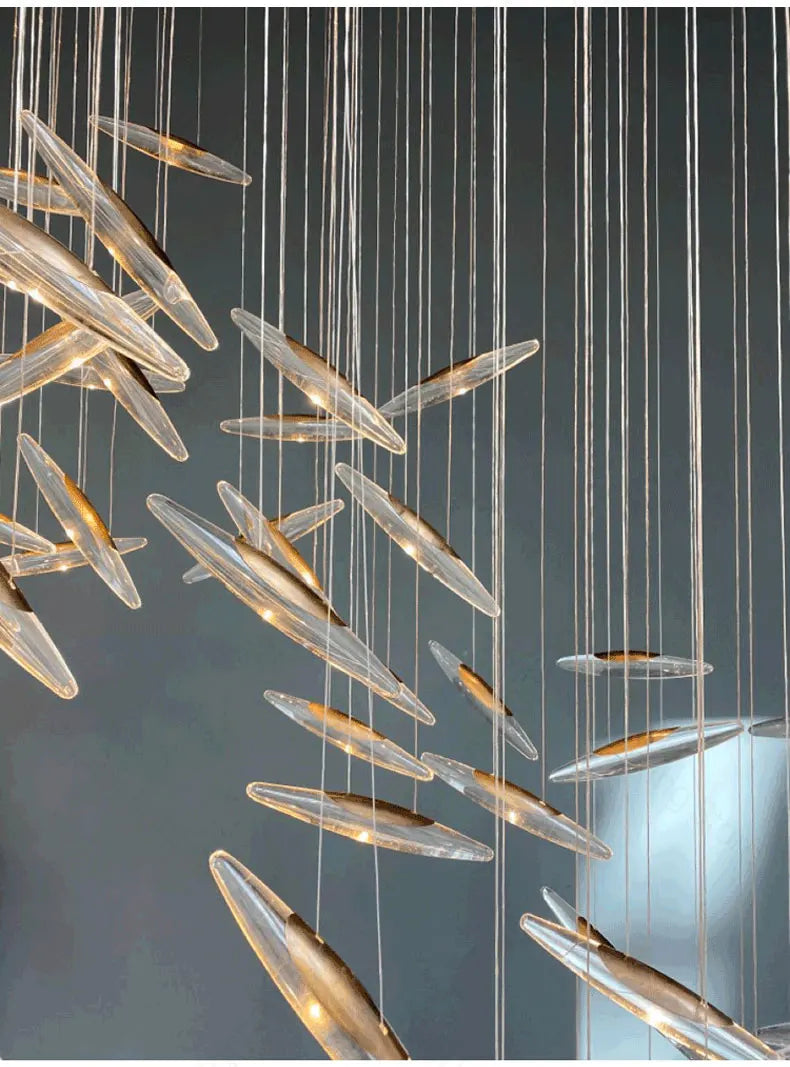 Empire Crystal Staircase Chandelier