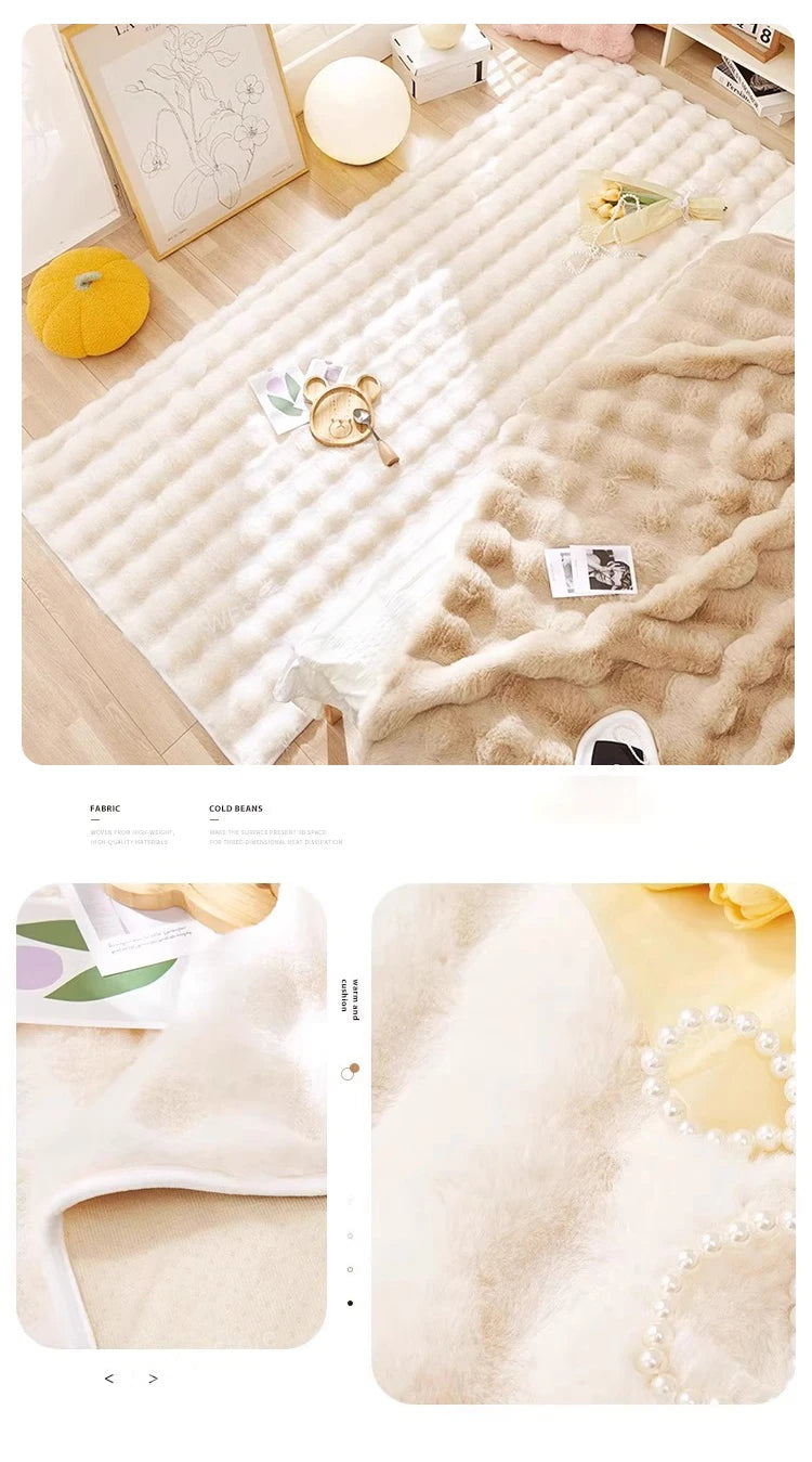 EcoLuxe Plush Faux Fur Rug