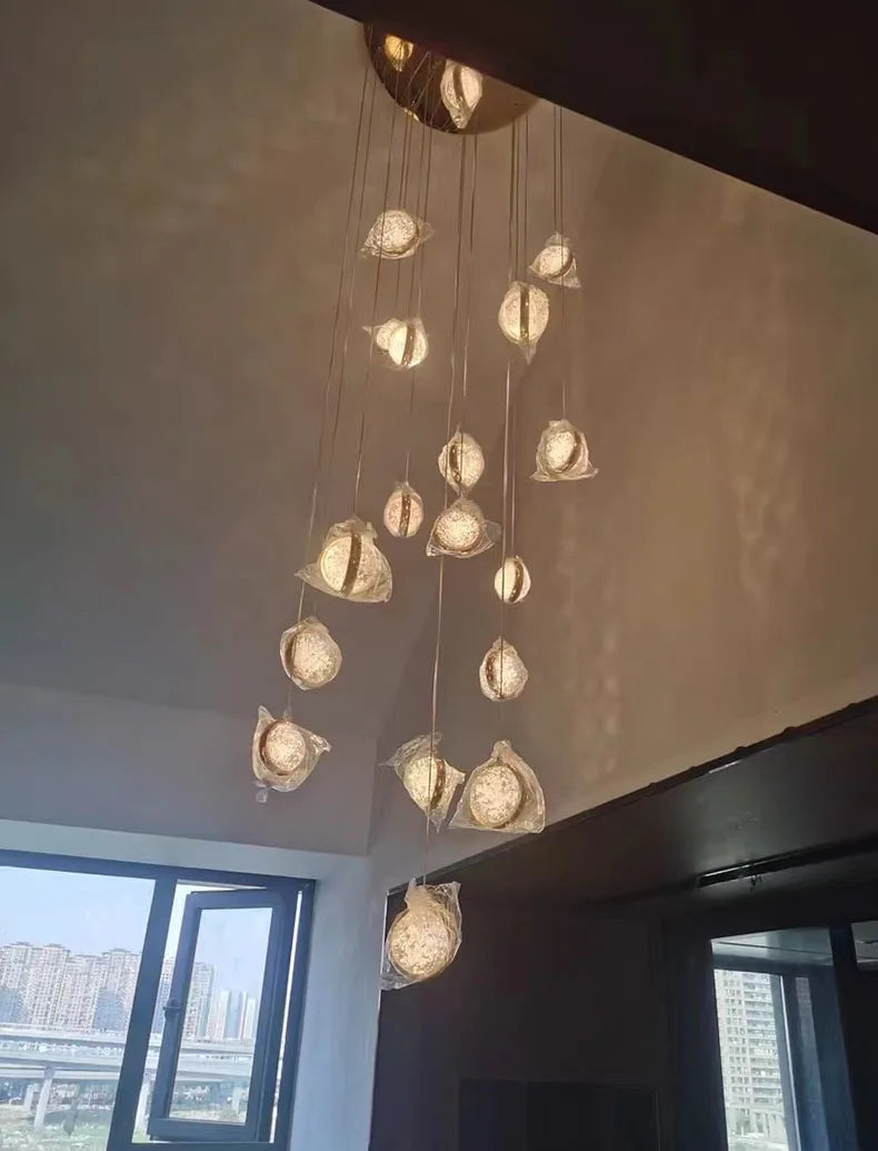 Solara Nordic Staircase LED Chandelier