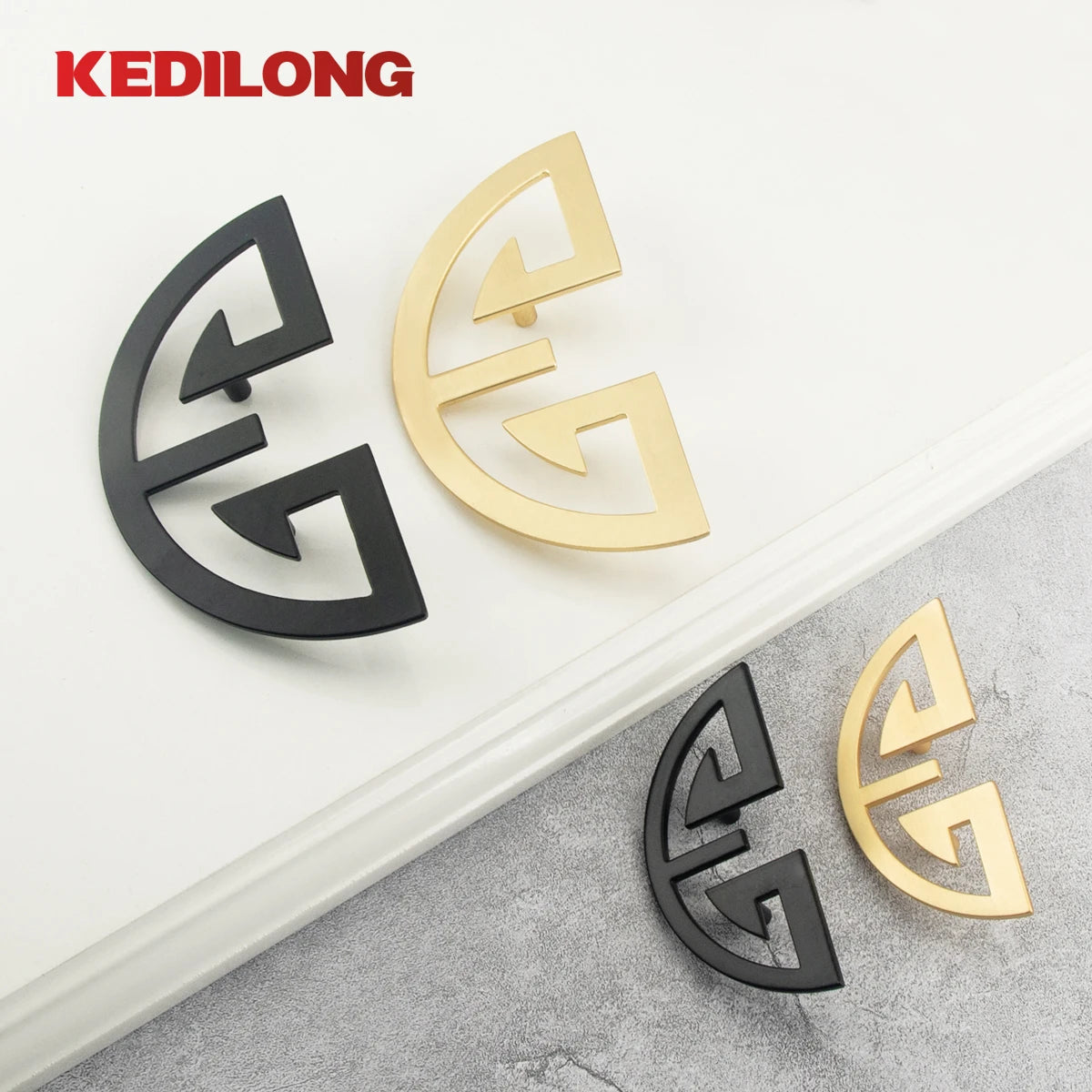 KEDLO Luxe Gold Cabinet & Drawer Handle