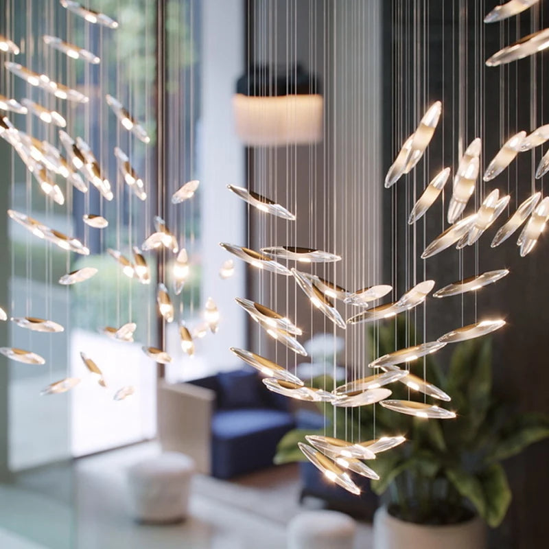 Empire Crystal Staircase Chandelier