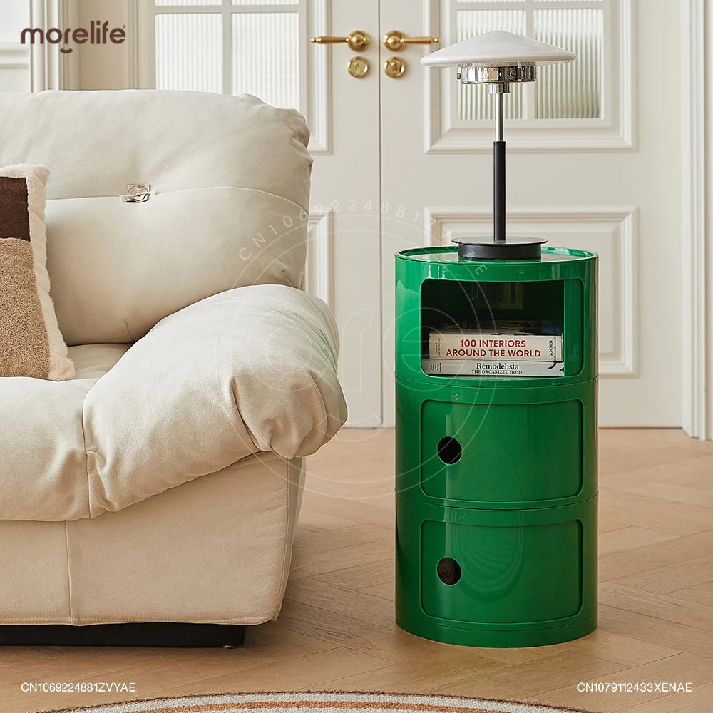 Verdura Mid-Century Green Nightstand