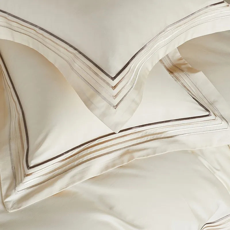 Triline Embroidered Duvet Set