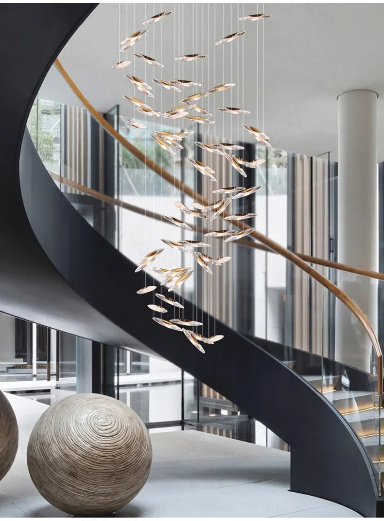 Empire Crystal Staircase Chandelier