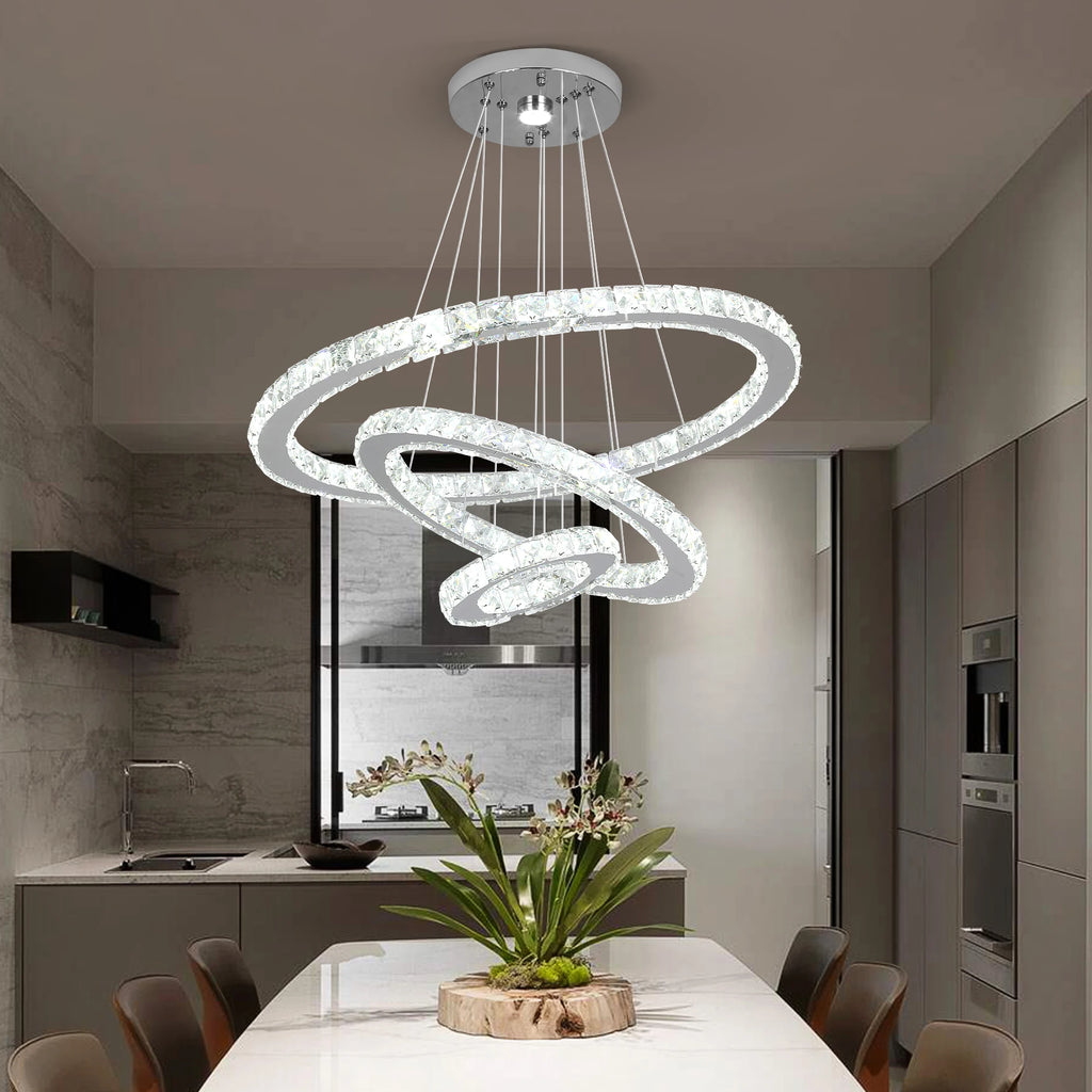 Elysian Crystal Ring Chandelier