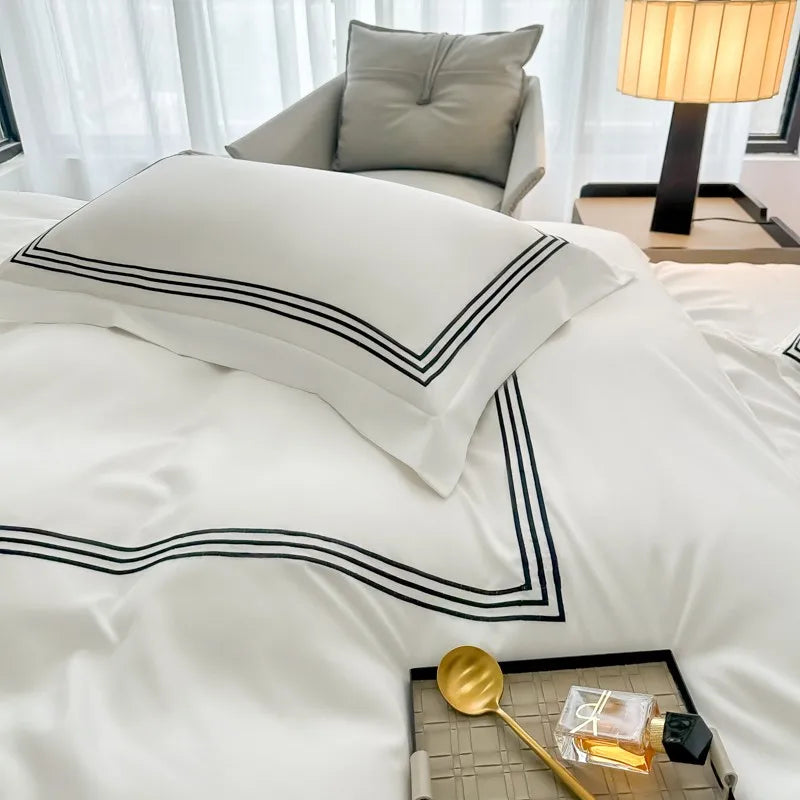 Triluxe Embroidered Duvet Collection