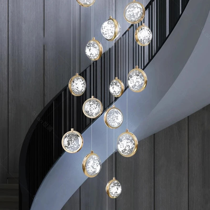 Solara Nordic Staircase LED Chandelier