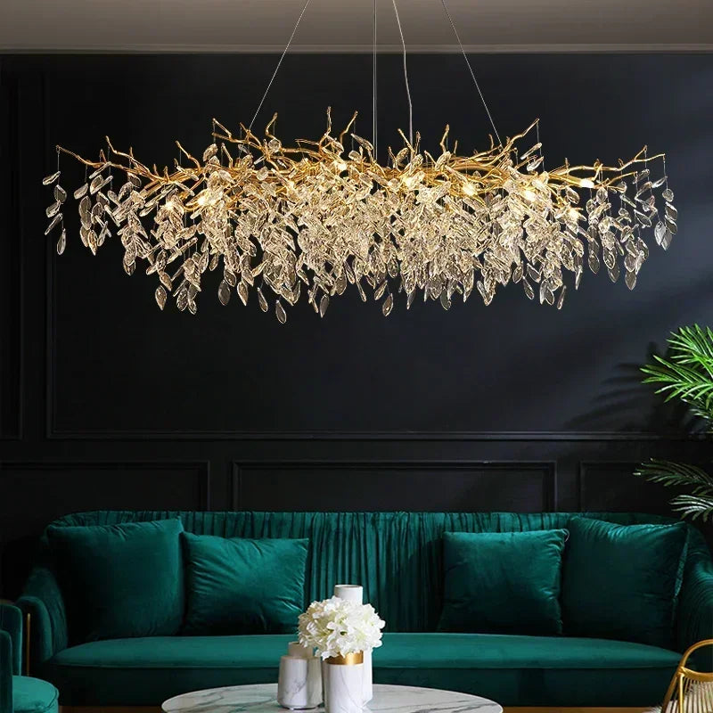 Luxury Branch Crystal LED Pendant Light