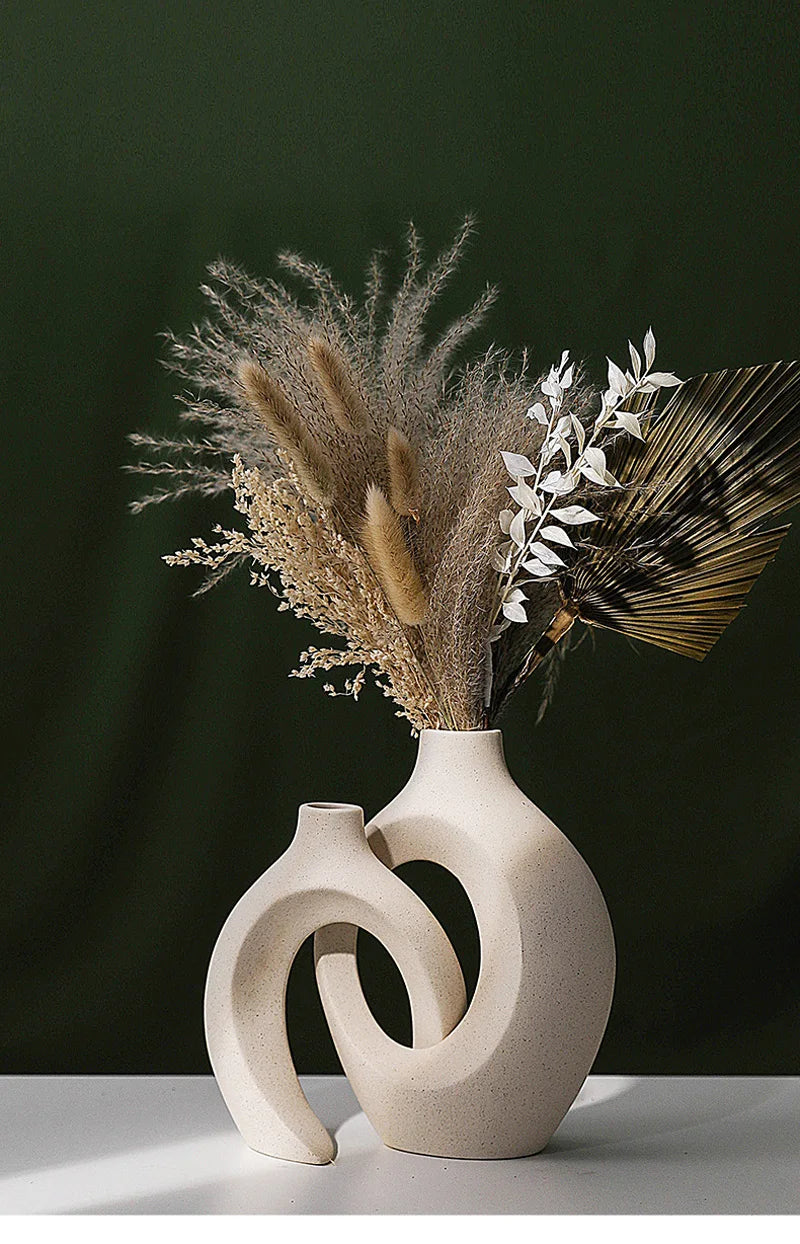 Opulence Crest Ceramic Vase