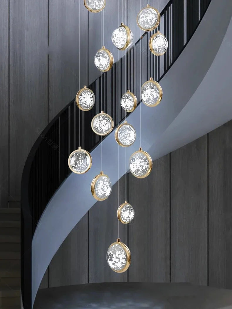 Solara Nordic Staircase LED Chandelier