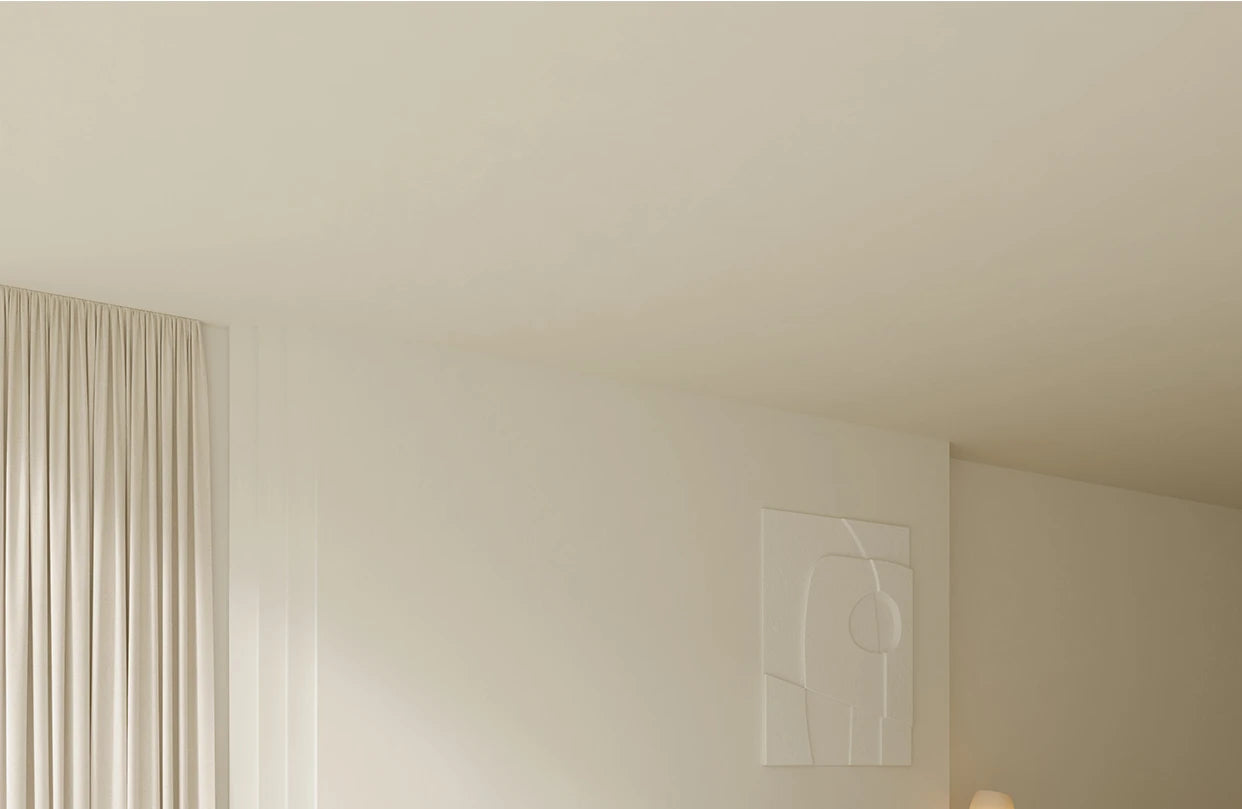 Sahara Minimalist Beige Line Area Rug