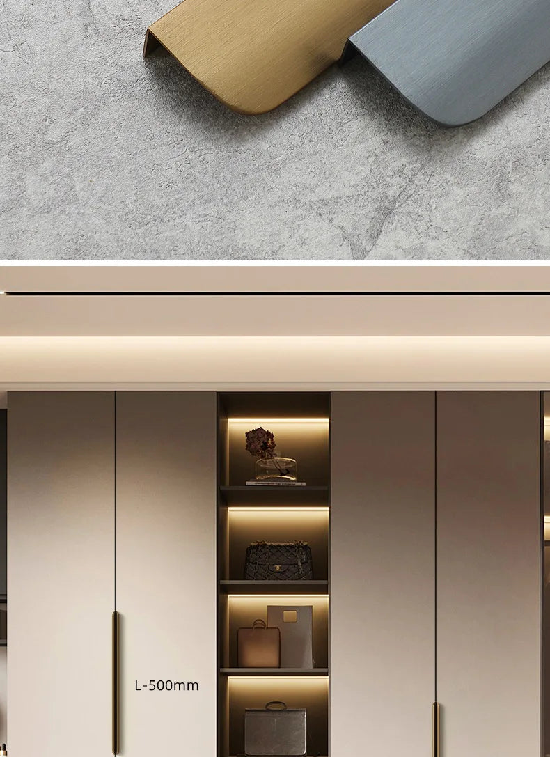 SleekEdge Invisible Black Door Handle