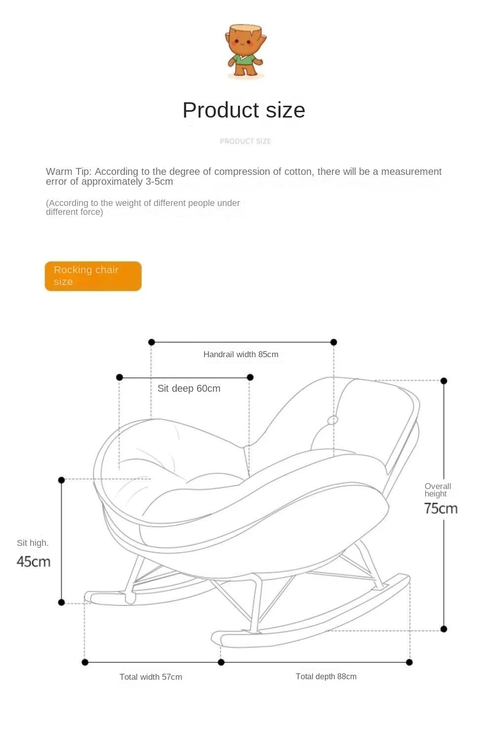 Penguin Luxe Rocking Recliner