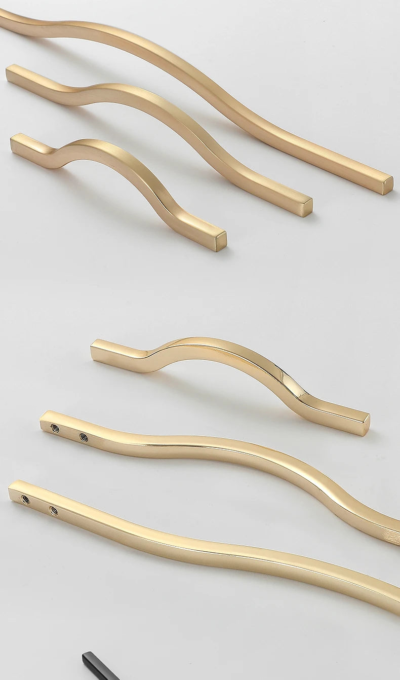 Obsidian Gold Luxe Cabinet Handle
