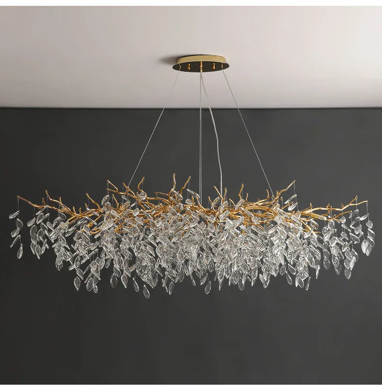 Luxury Branch Crystal LED Pendant Light