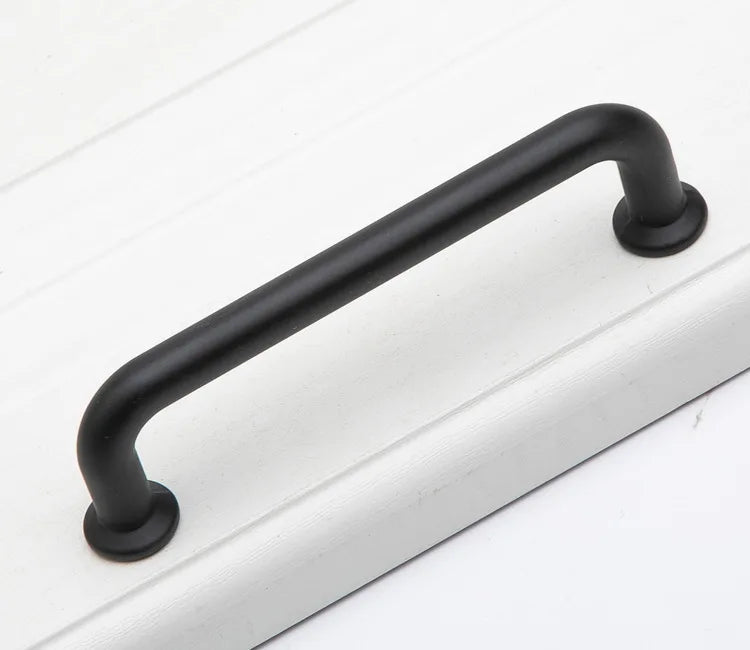 AmeriLux Black Circular Cabinet & Wardrobe Handle