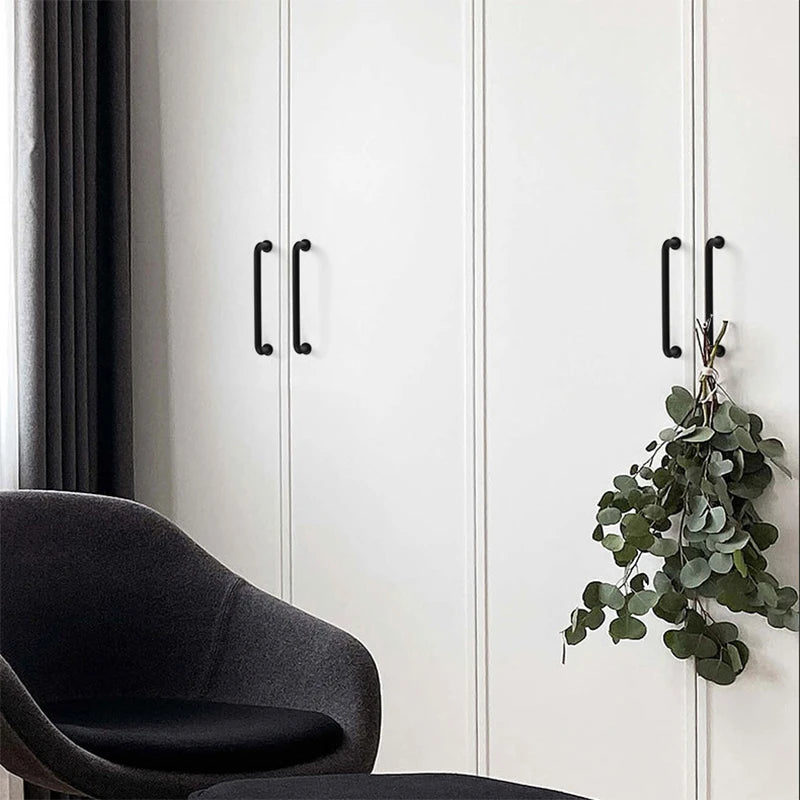 AmeriLux Black Circular Cabinet & Wardrobe Handle