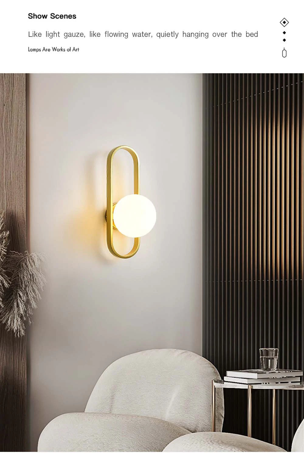 LuxeGlow LED Wall Sconce