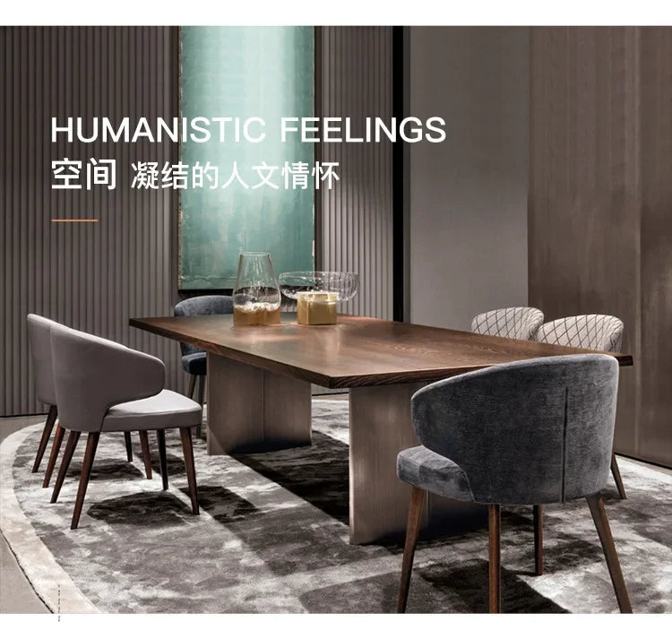 Nordic Luxe Solid Wood Dining Chair – Modern Scandinavian Design