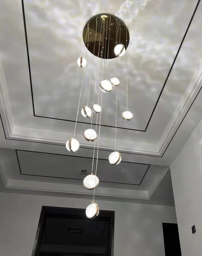 Solara Nordic Staircase LED Chandelier