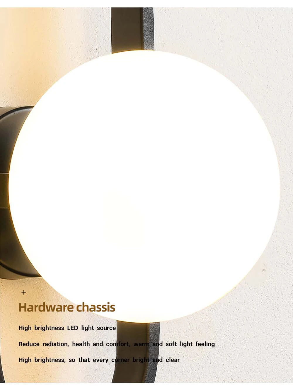 LuxeGlow LED Wall Sconce