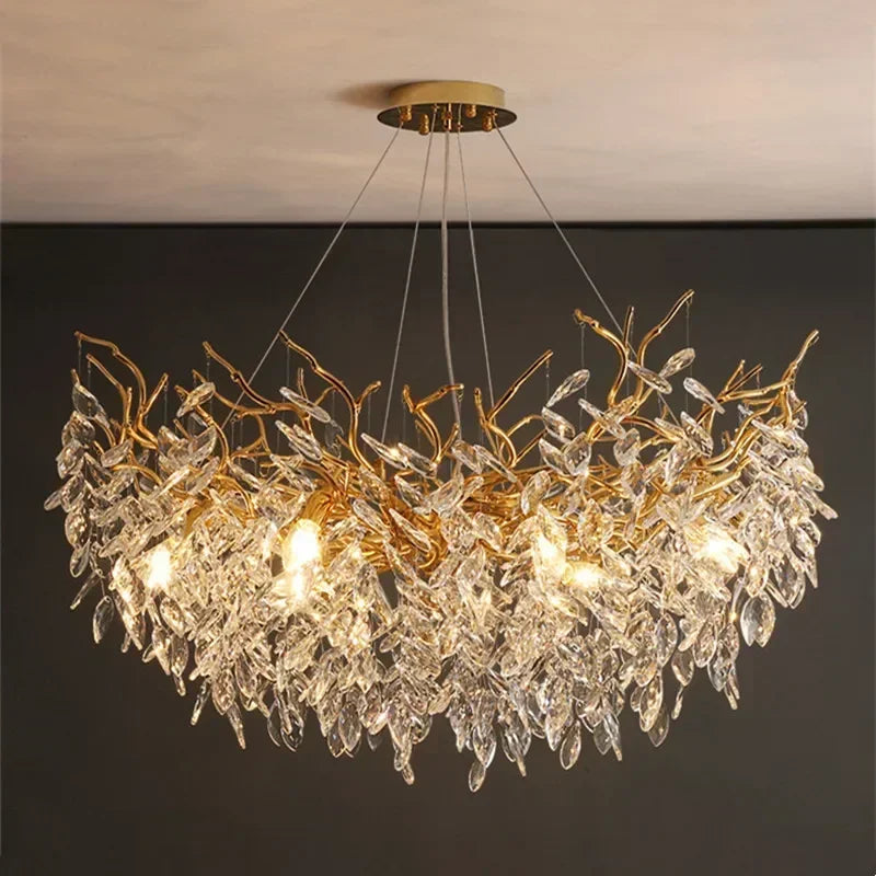 Luxury Branch Crystal LED Pendant Light