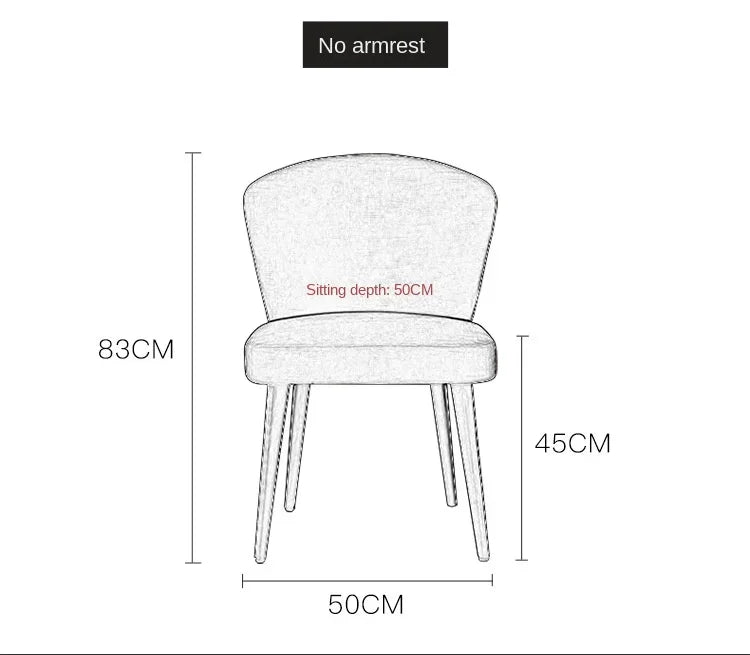 Nordic Luxe Solid Wood Dining Chair – Modern Scandinavian Design