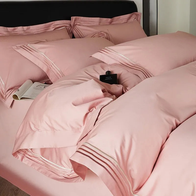 Triline Embroidered Duvet Set