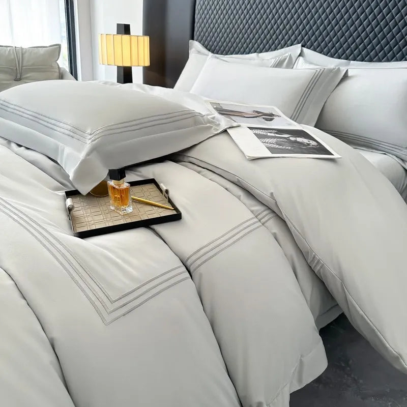 Triluxe Embroidered Duvet Collection