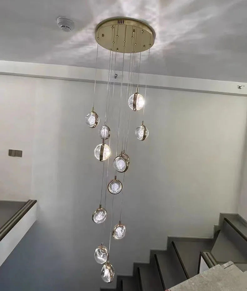 Solara Nordic Staircase LED Chandelier