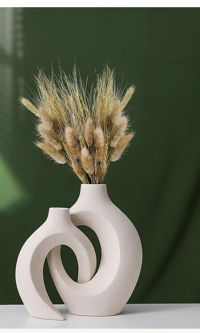 Opulence Crest Ceramic Vase