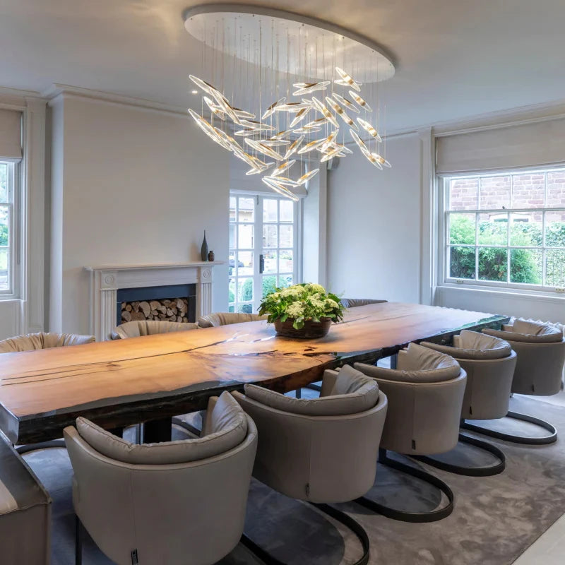 Empire Crystal Staircase Chandelier
