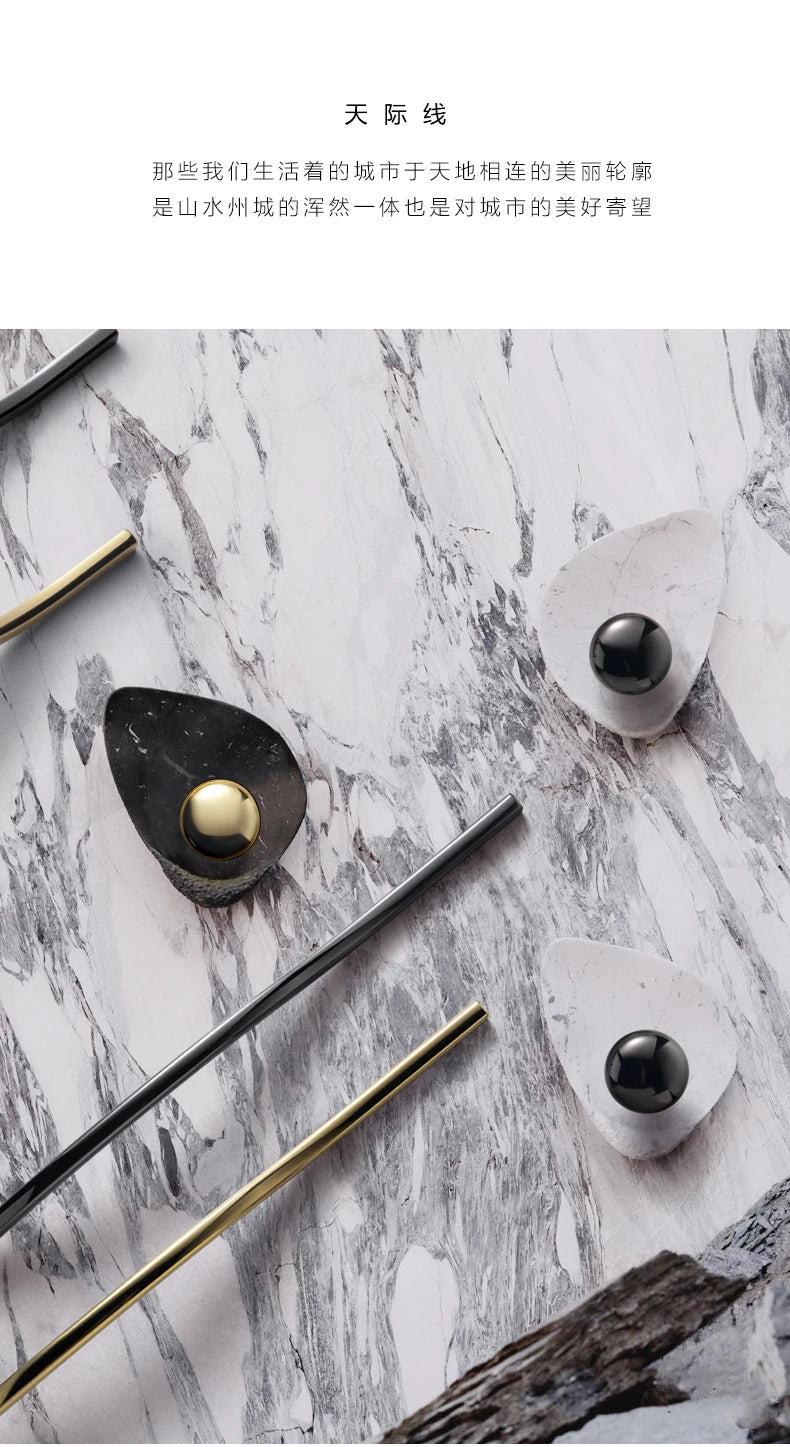 Obsidian Gold Luxe Cabinet Handle
