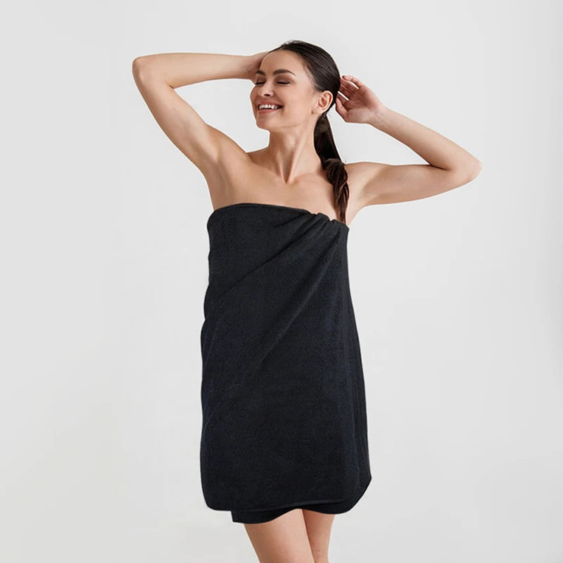 Opulence Cotton Black Spa Towel Set