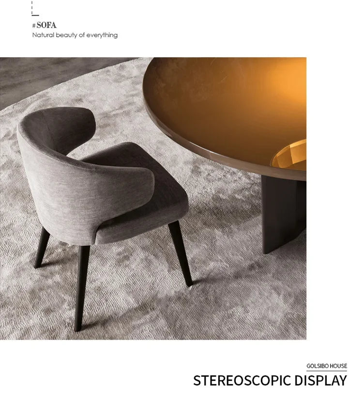 Nordic Luxe Solid Wood Dining Chair – Modern Scandinavian Design