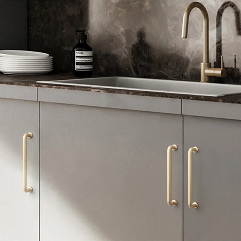 AmeriLux Black Circular Cabinet & Wardrobe Handle