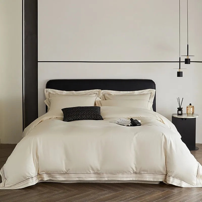 Triline Embroidered Duvet Set