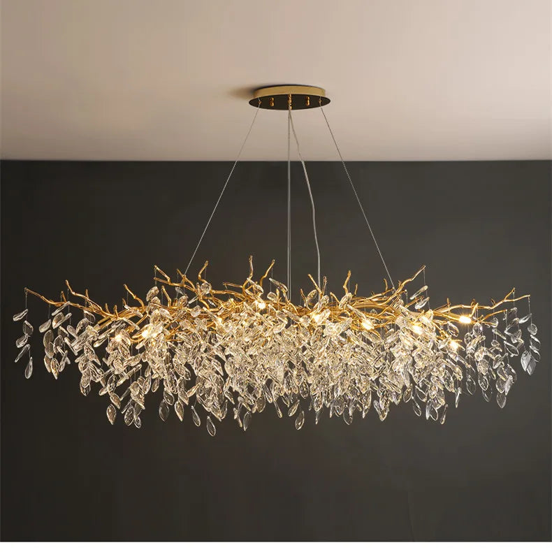 Luxury Branch Crystal LED Pendant Light