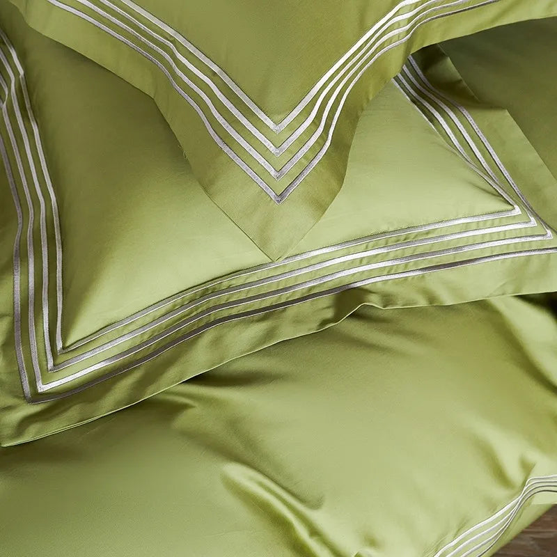 Triline Embroidered Duvet Set