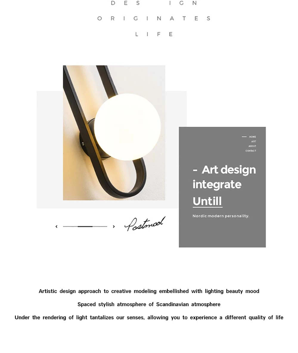 LuxeGlow LED Wall Sconce