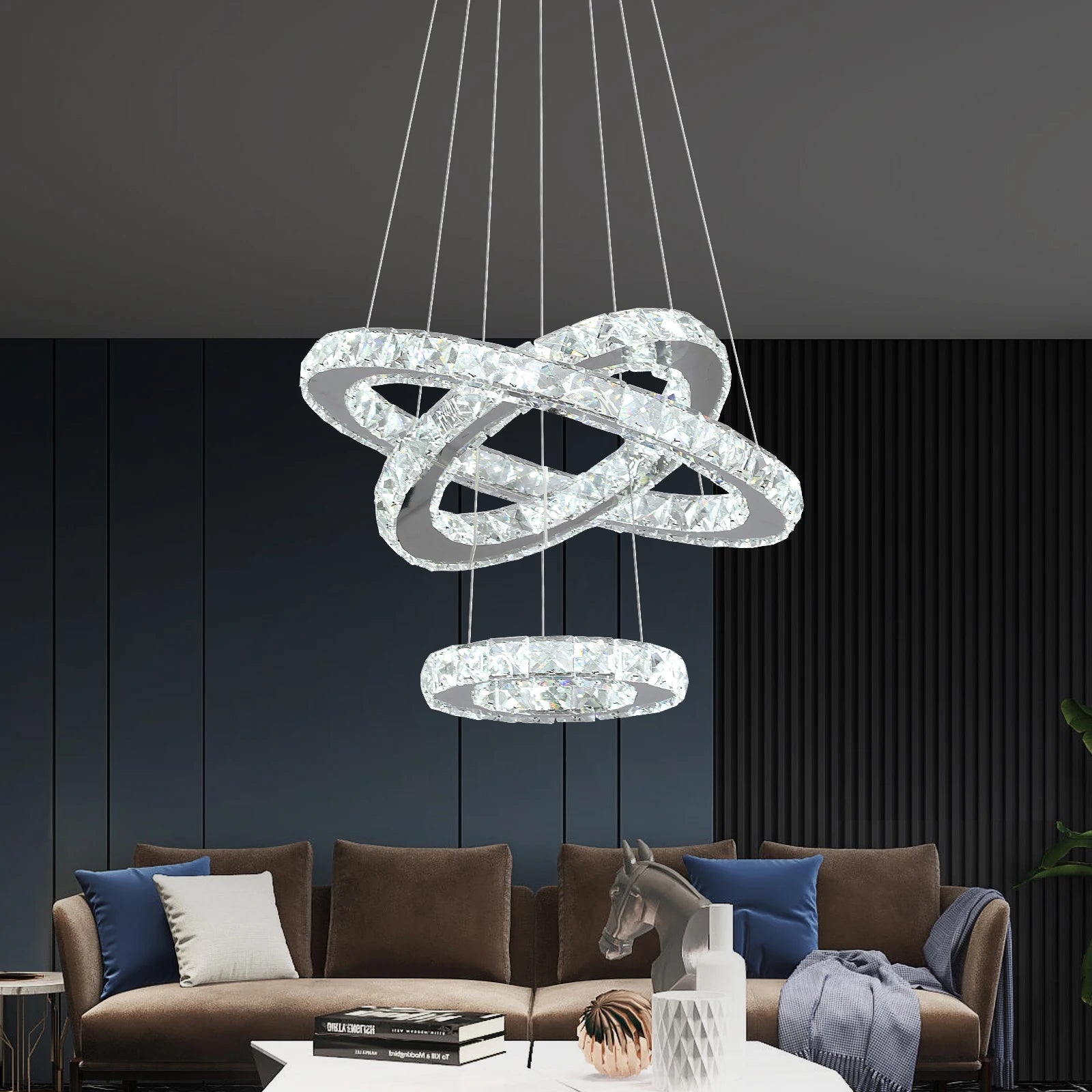 Elysian Crystal Ring Chandelier