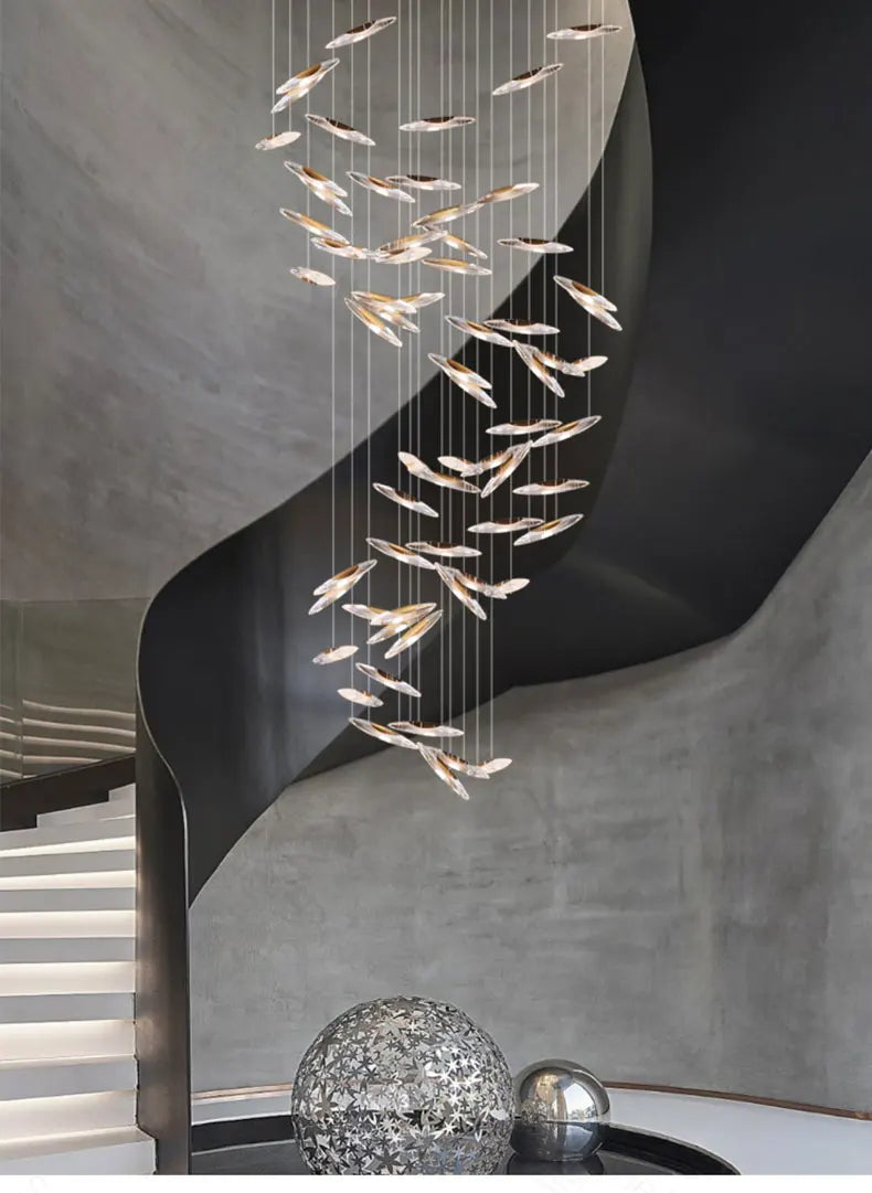 Empire Crystal Staircase Chandelier