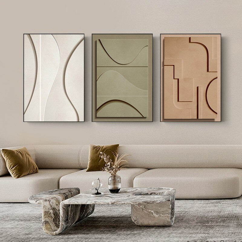 Opulent Geometry – Abstract Luxury Line Art for Modern Spaces
