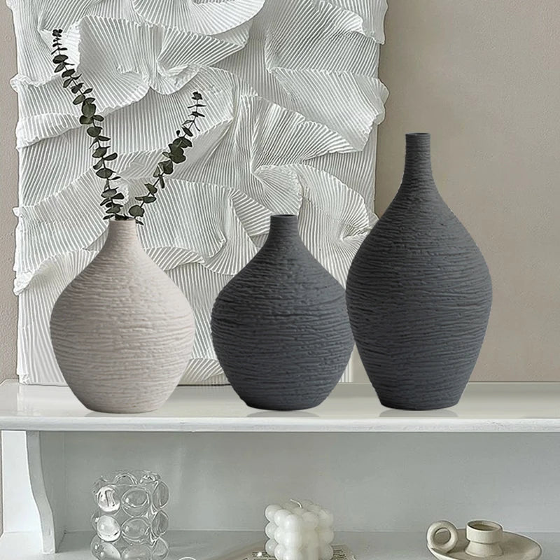 ArcticBloom Ceramic Vase