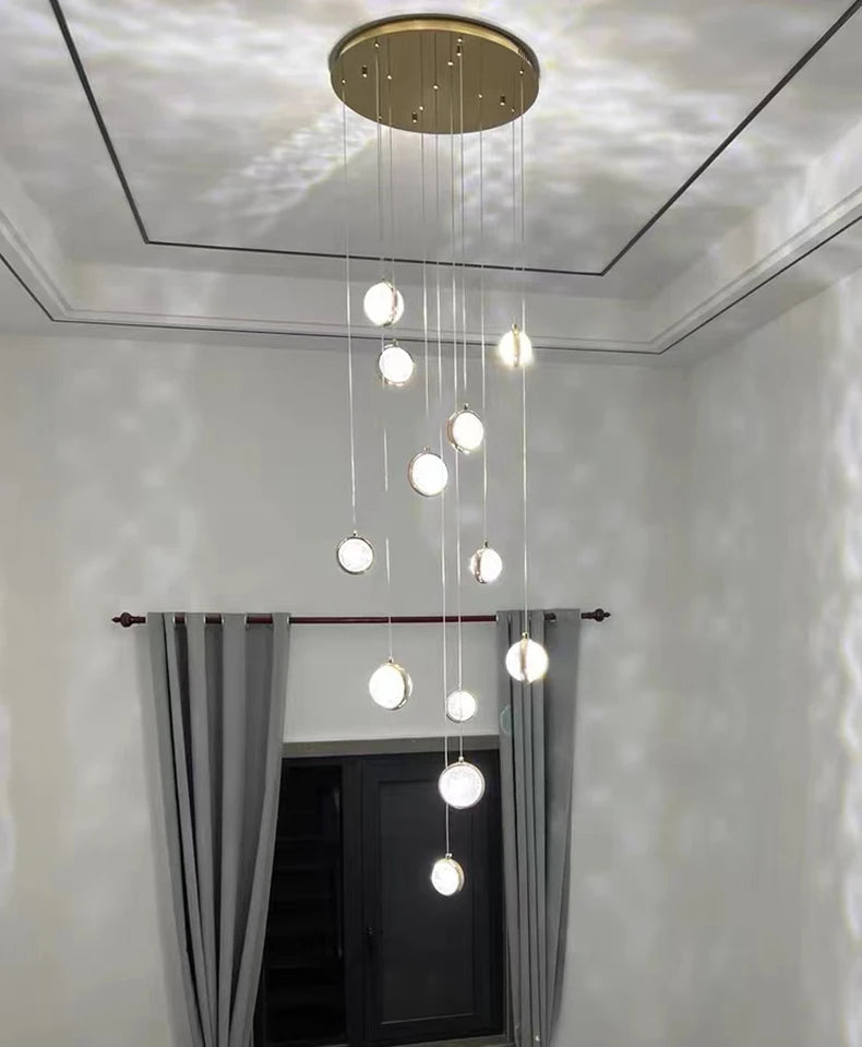 Solara Nordic Staircase LED Chandelier